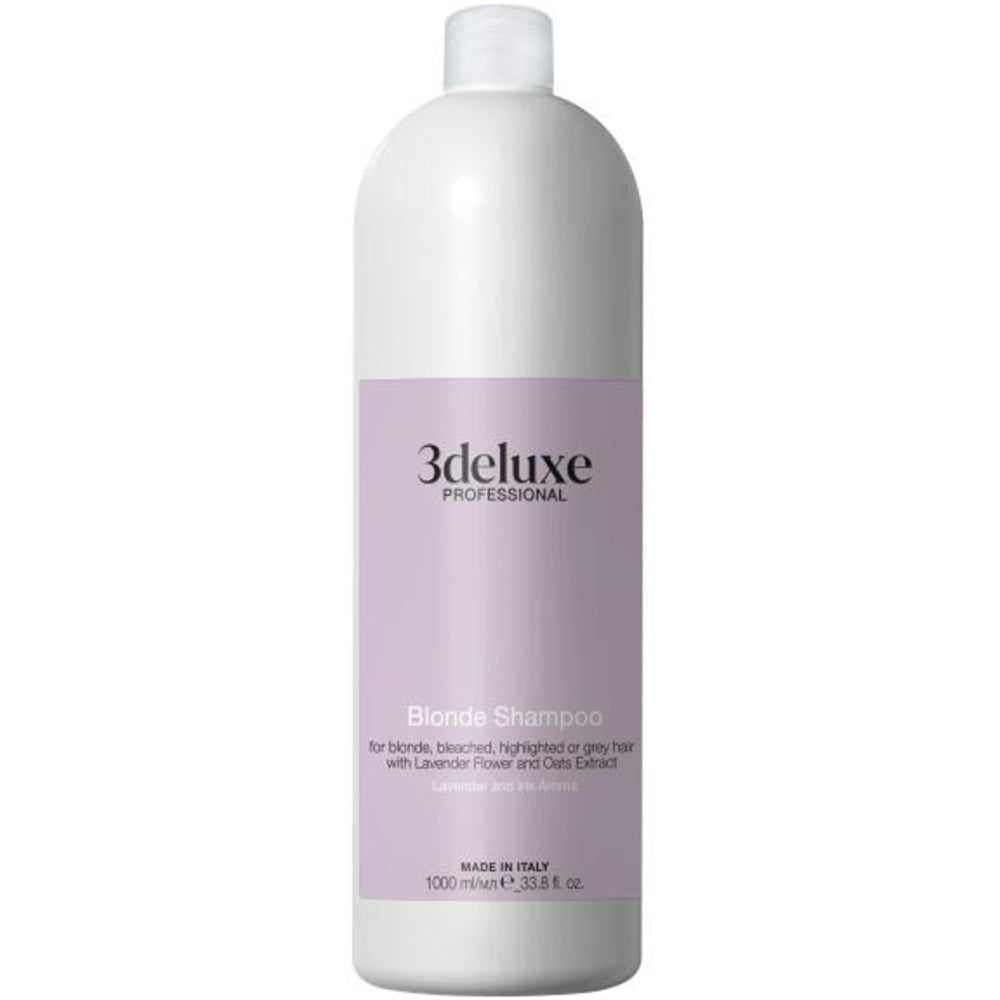 Шампунь для світлого, освітленого та сивого волосся - 3Deluxe Professional Blonde Shampoo