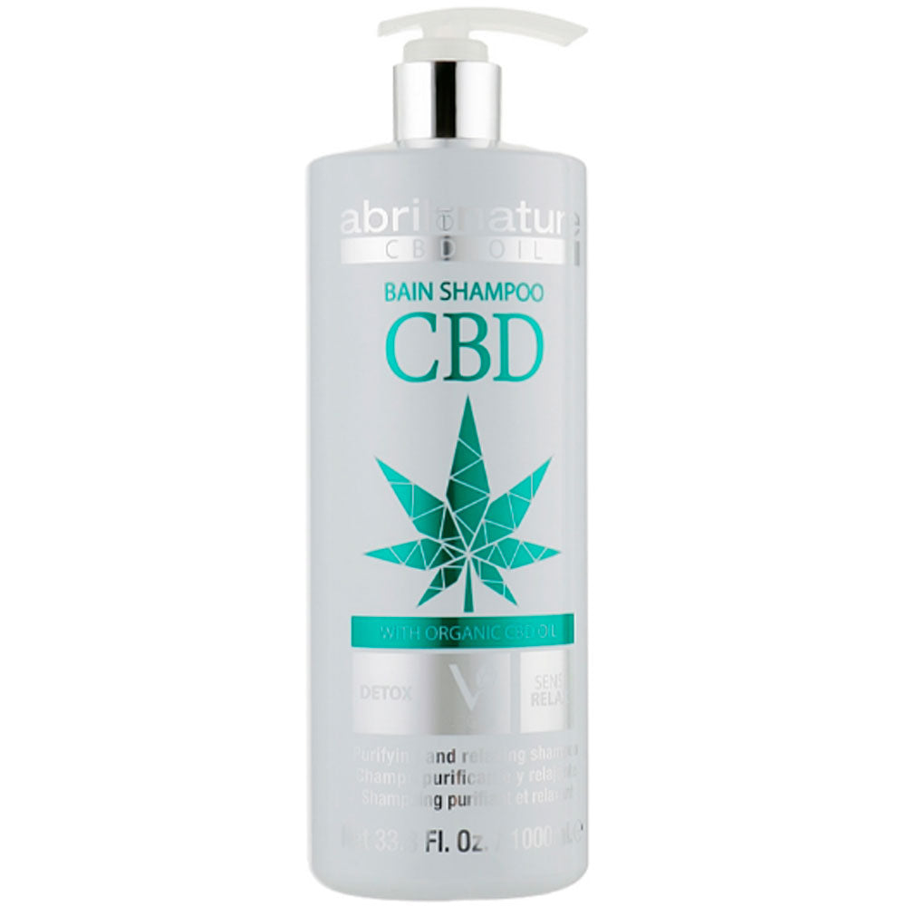 Шампунь для волосся з конопляною олією - Abril et Nature CBD Oil 1000 мл