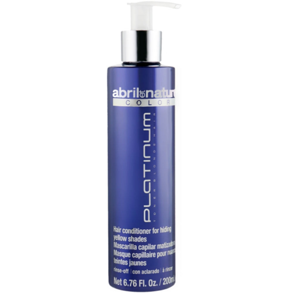 Маска с антижелтым эффектом - Abril et Nature Color Platinum Toner Blonde Hair