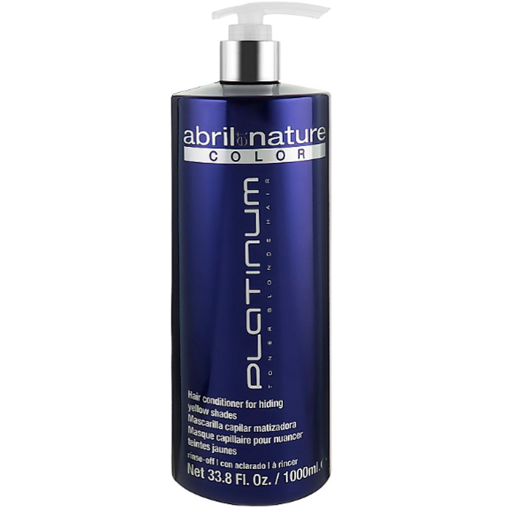 Маска с антижелтым эффектом - Abril et Nature Color Platinum Toner Blonde Hair