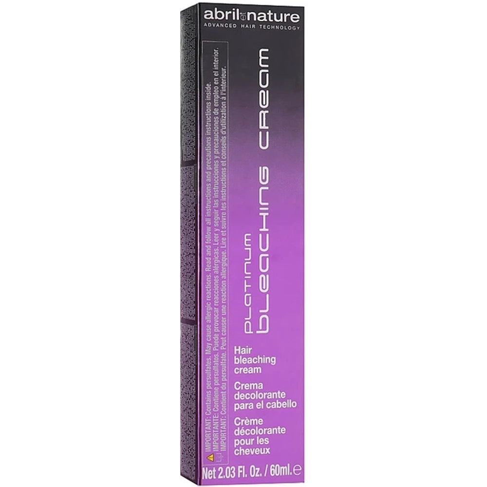 Освітлюючий крем - Abril et Nature Platinum Bleaching Cream упаковка