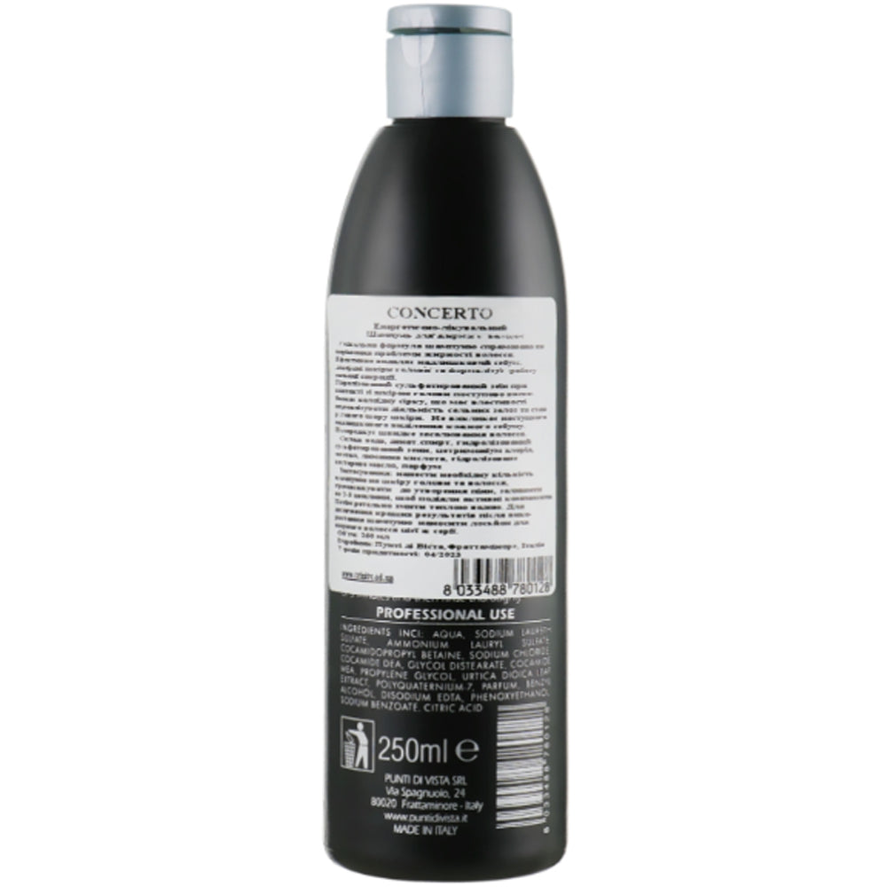 Punti di Vista Concerto Anti-Greasy Adjuvant Shampoo - Энергетически лечебный шампунь для жирных волос