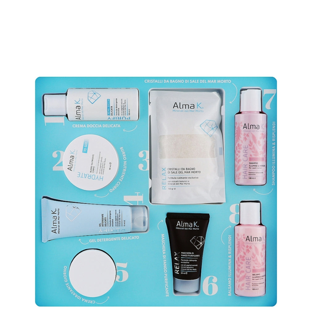 Набор для волос, тела и лица - Alma K. Nourishing Moments Set