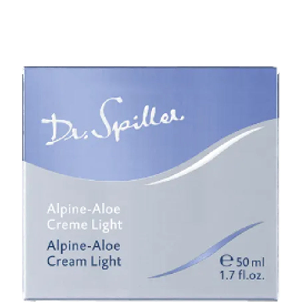 Легкий крем из алоэ для чувствительной кожи – Dr. Spiller Alpine-Aloe Cream Light