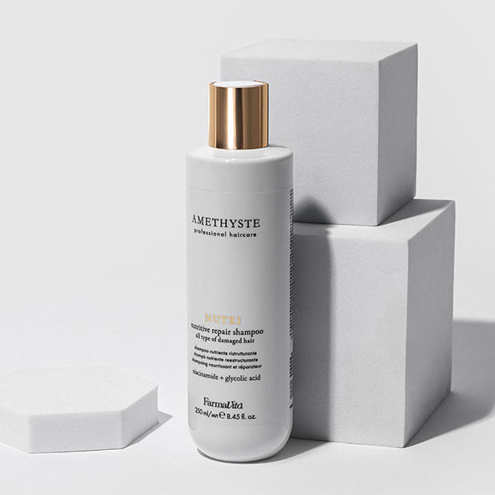 Шампунь для восстановления и питания всех типов поврежденных волос - Farmavita Amethyste Nutri Nutritive Repair Shampoo