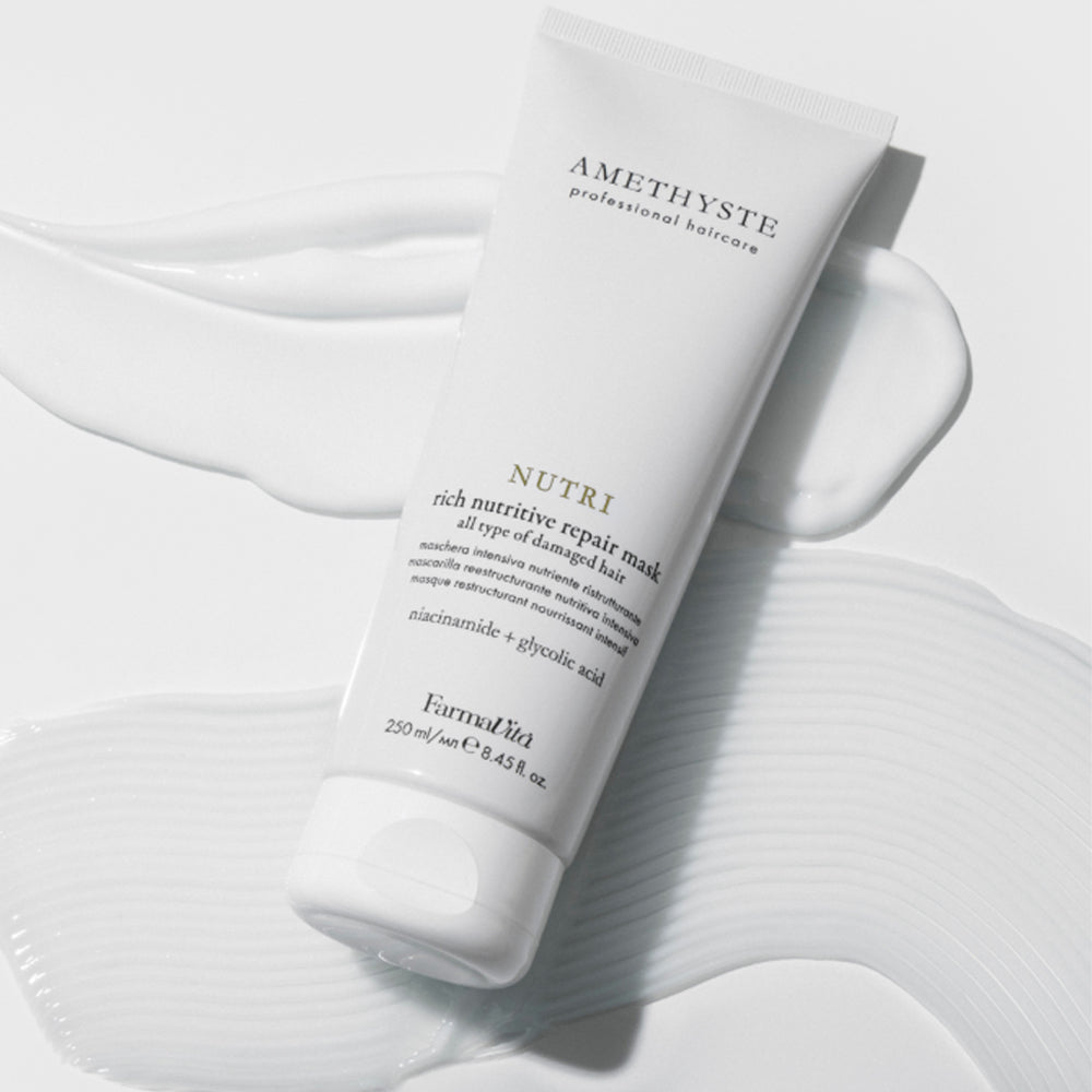 Маска для восстановления и питания всех типов поврежденных волос - Farmavita Amethyste Nutri Rich Nutritive Repair Mask