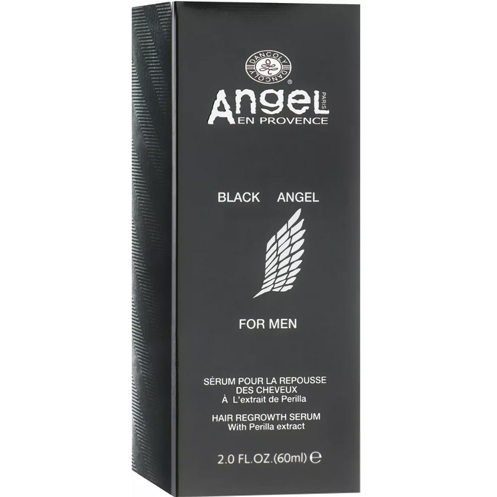 Angel Professional Paris Black Angel Hair Regrowth Serum - Сироватка для росту волосся з екстрактом перилли