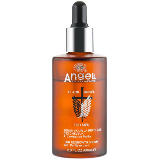 Angel Professional Paris Black Angel Hair Regrowth Serum - Сироватка для росту волосся з екстрактом перилли