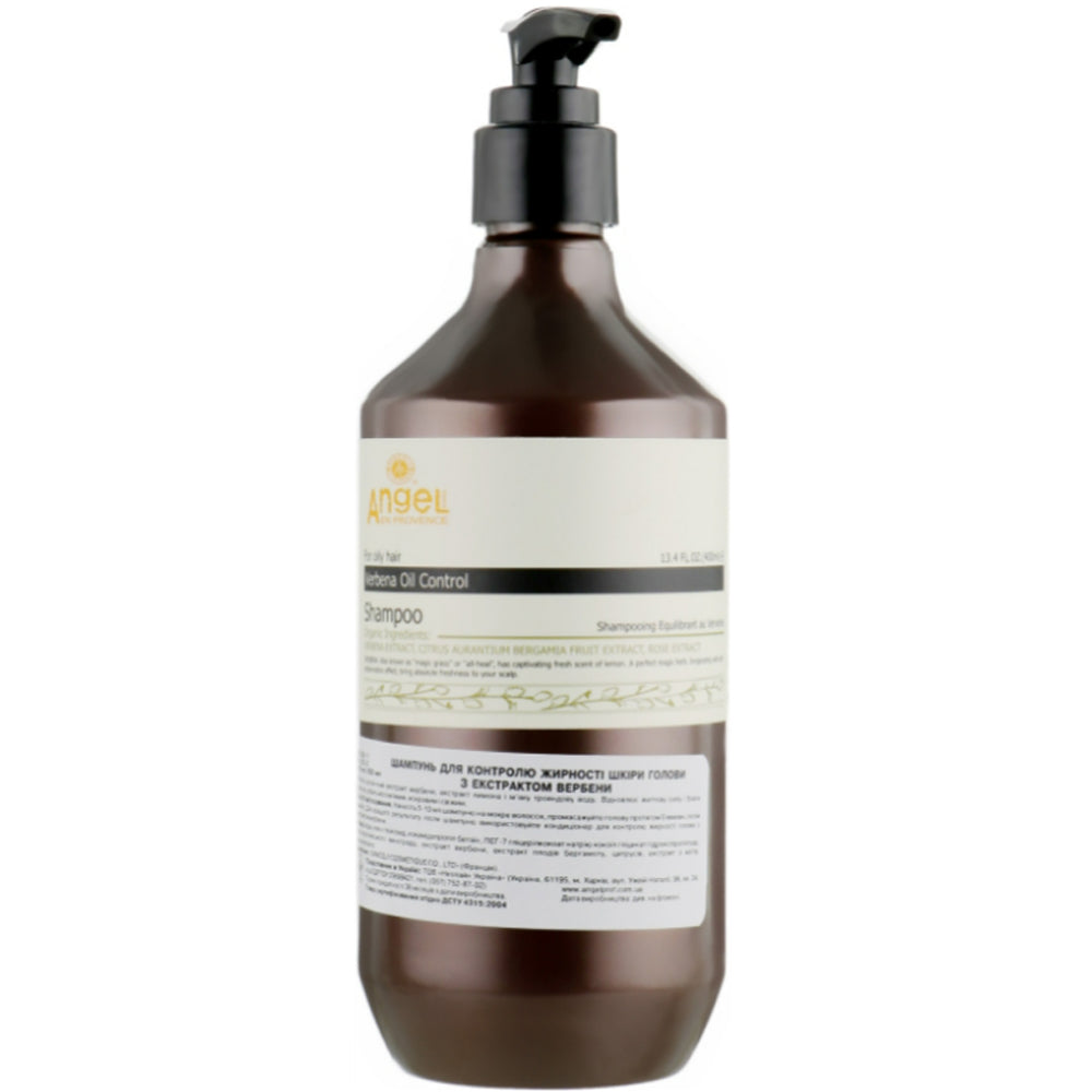 Angel Professional Paris Provence Verbena Oil Control Shampoo - Шампунь для контроля жирности кожи головы с экстрактом вербены
