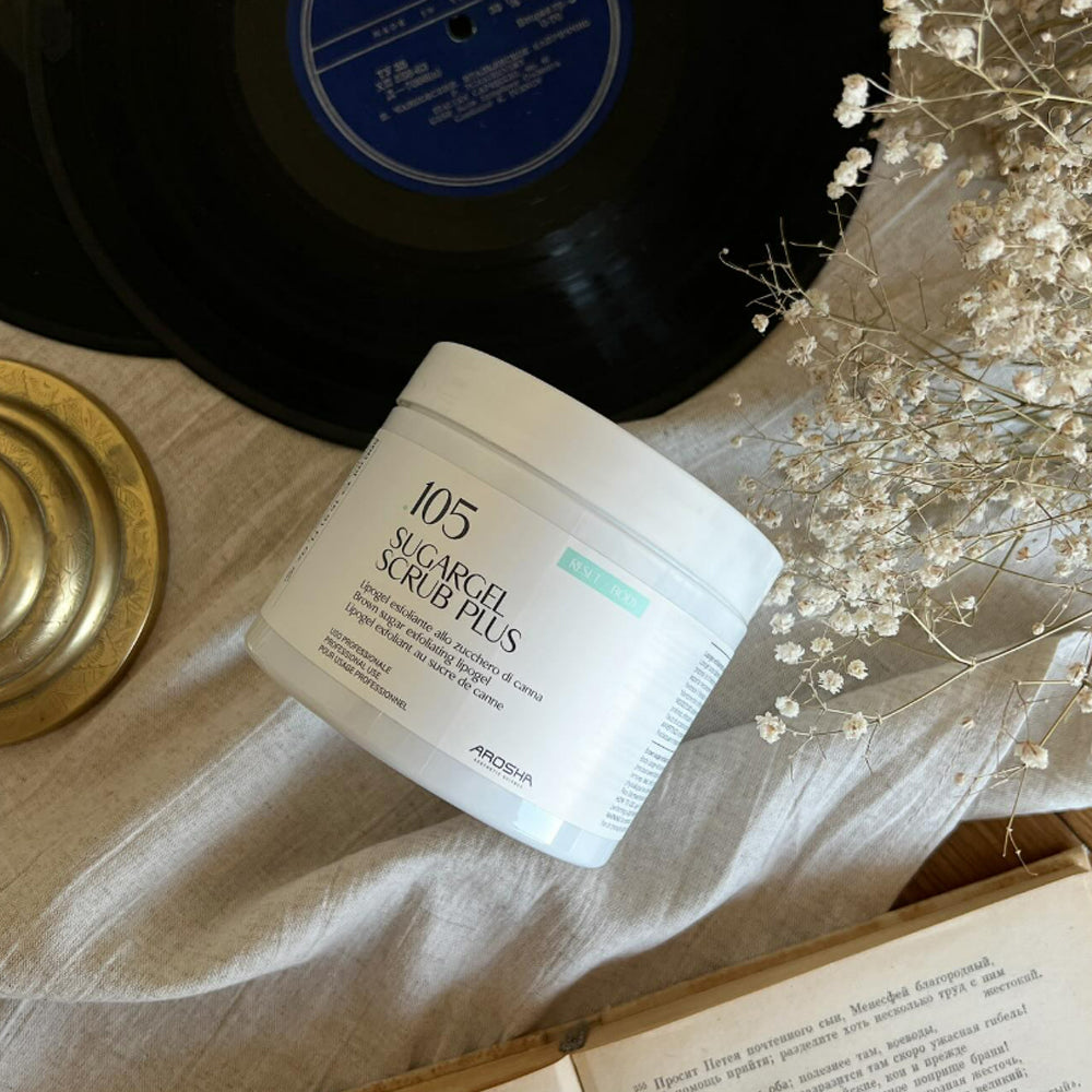 Відлущувальний ліпогель з коричневим цукром - Arosha 105 Sugargel Scrub Plus 5