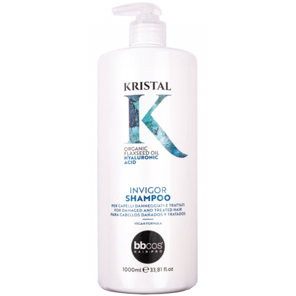Шампунь для пошкодженого волосся - BBcos Kristal Invigor Shampoo