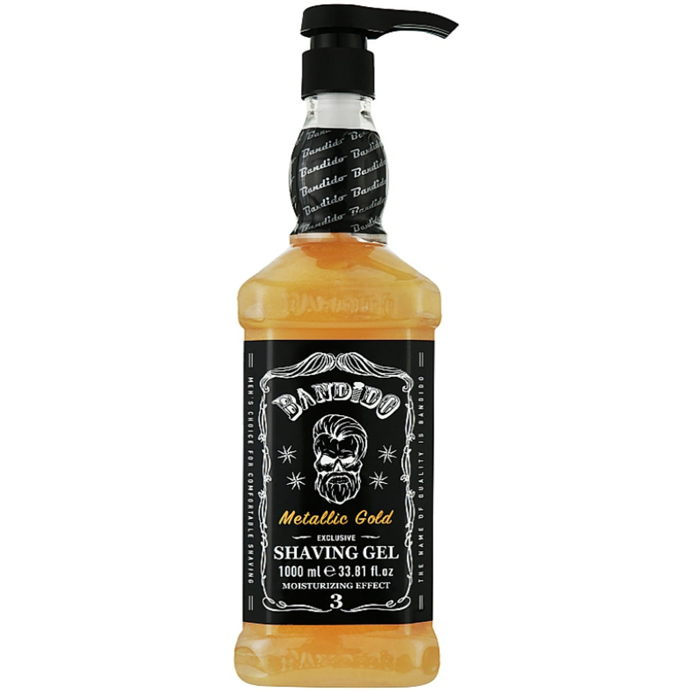 Гель для бритья, золотой металлик - Bandido Shaving Gel Metallic Gold