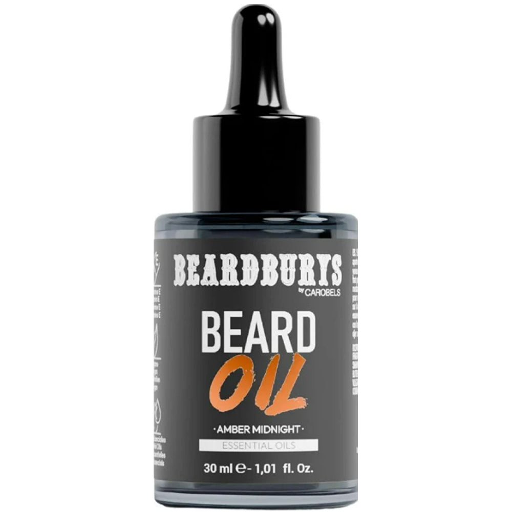 Масло-сыворотка для бороды с эфирными маслами - Beardburys Amber Midnight Beard Oil