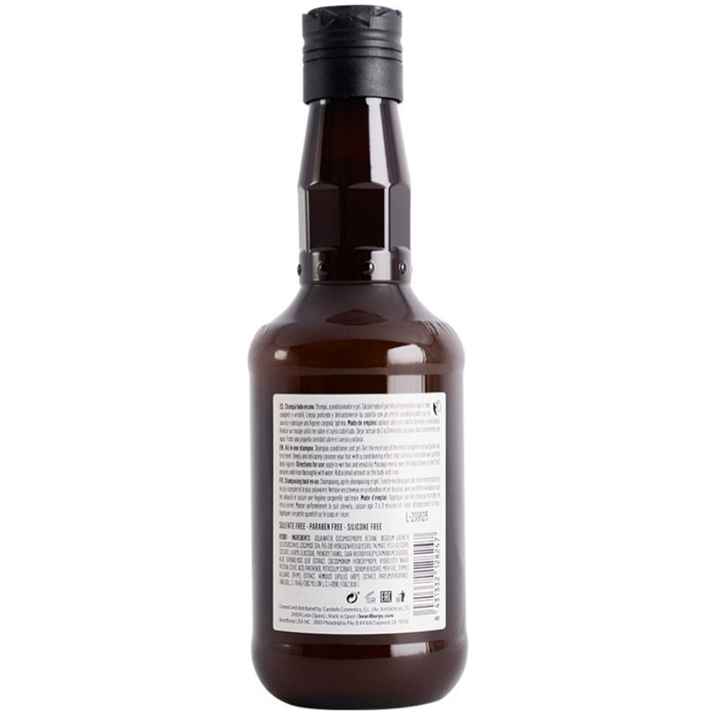Шампунь, кондиционер, гель для душа - Beardburys Essentials All In One Shampoo & Gel
