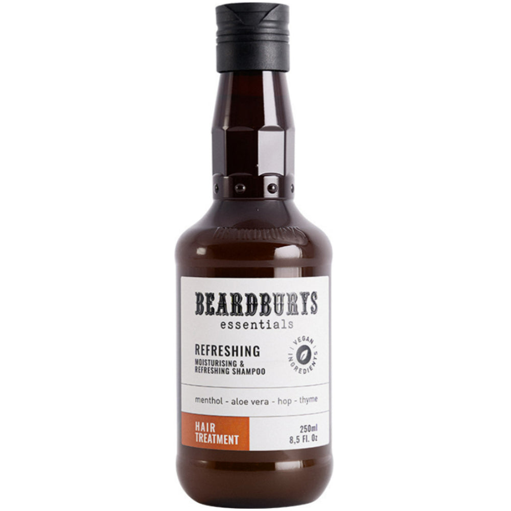 Шампунь увлажняющий, освежающий для волос - Beardburys Essentials Refreshing Shampoo