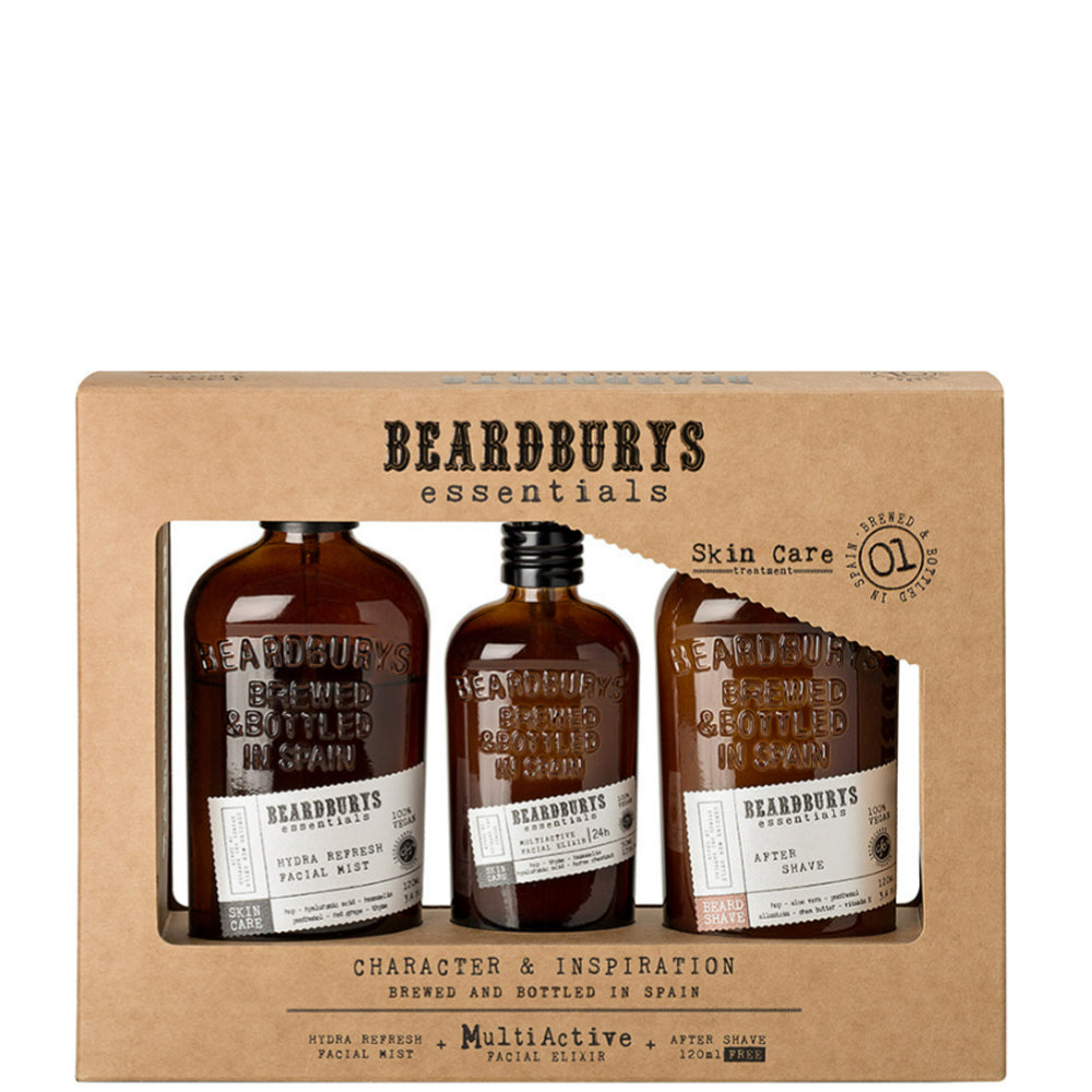 Набор по уходу за лицом и бородой - Beardburys Essentials Skin Care Kit
