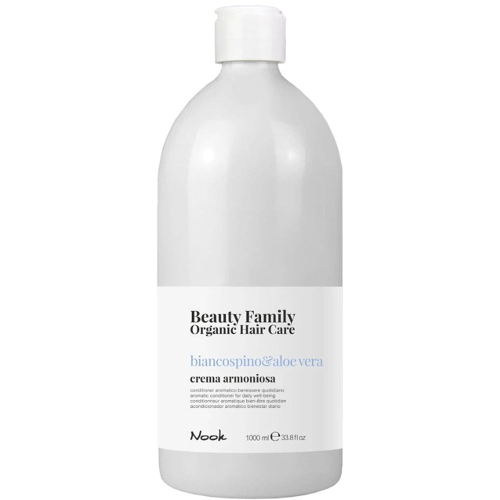 Оздоровительный кондиционер для повседневного применения - Nook Beauty Family Biancosoino & Aloevera Crema Armoniosa