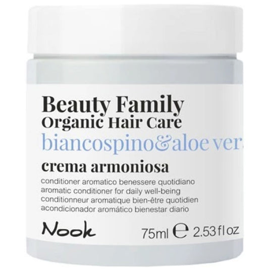 Оздоровчий кондиціонер для щоденного застосування - Nook Beauty Family Biancosoino & Aloevera Crema Armoniosa