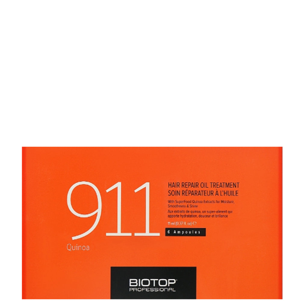 Олія для волосся с протеїнами кіноа - Biotop 911 Hair Repair Ampoules
