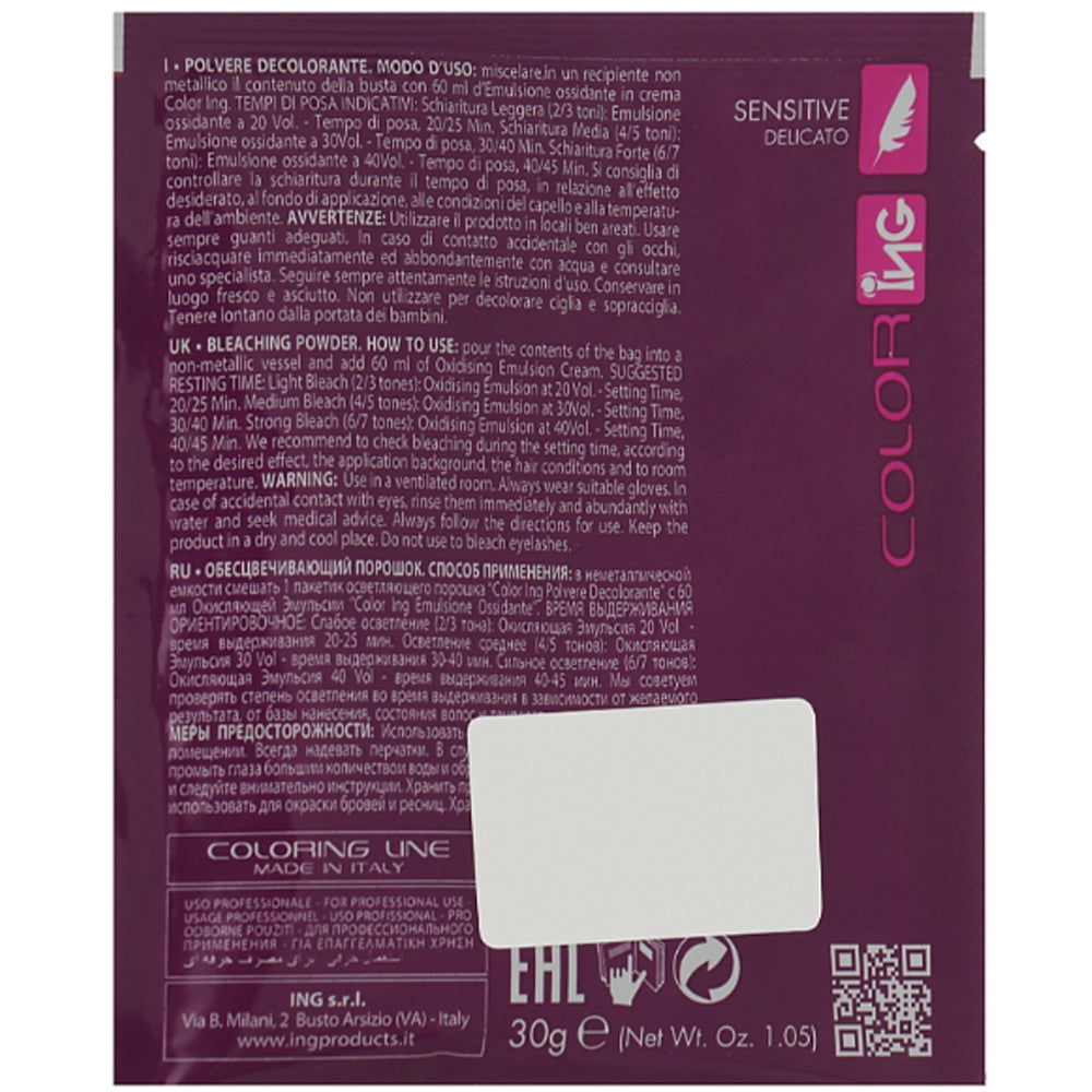 ING Professional Color-ING Bleaching Powder - Освітлюючий порошок