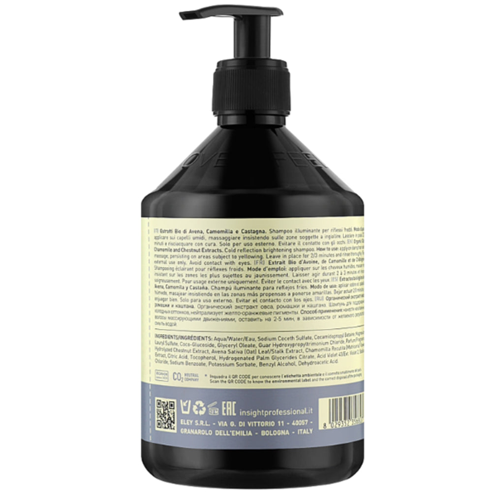 Шампунь для холодних відтінків  Insight склад