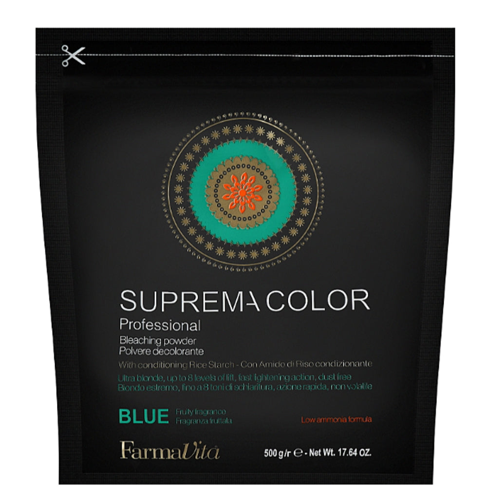 FarmaVita Suprema Color Blue Bleaching Powder – Освітлюючий порошок для щільного волосся