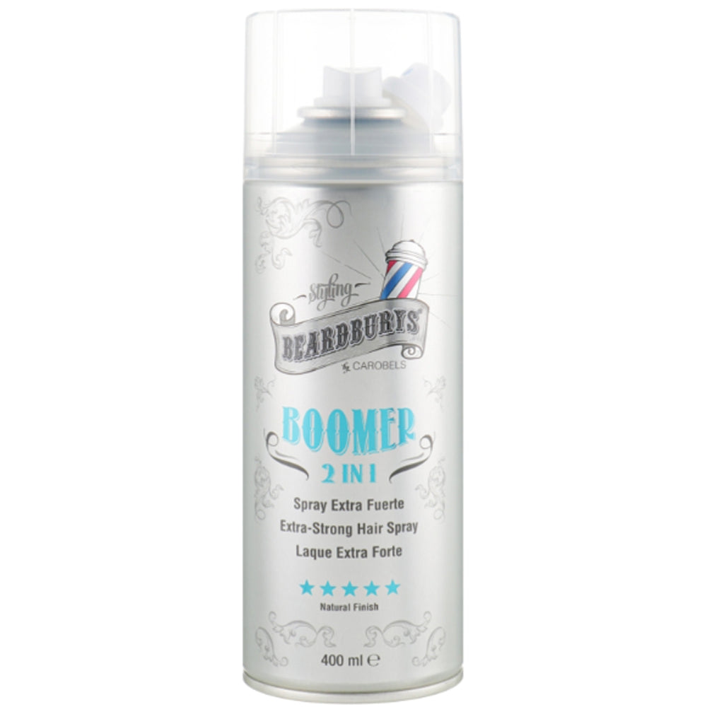 Beardburys Boomer 2 in 1 Super Strong Hair Spray - Лак для волос с двумя распылителями