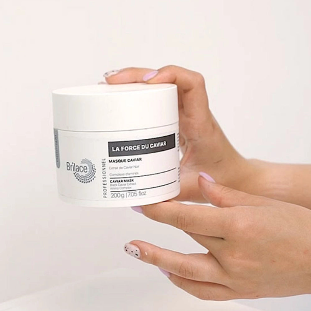 Омолоджуюча маска з екстрактом чорної ікри - Brilace 5