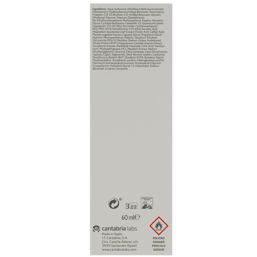 Сонцезахисний ультралегкий гель Heliocare 360 склад