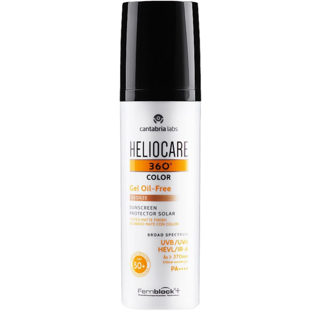 Солнцезащитный гель с тоном на водной основе 50 мл - Cantabria Labs Heliocare 360º Color Gel Oil Free SPF 50