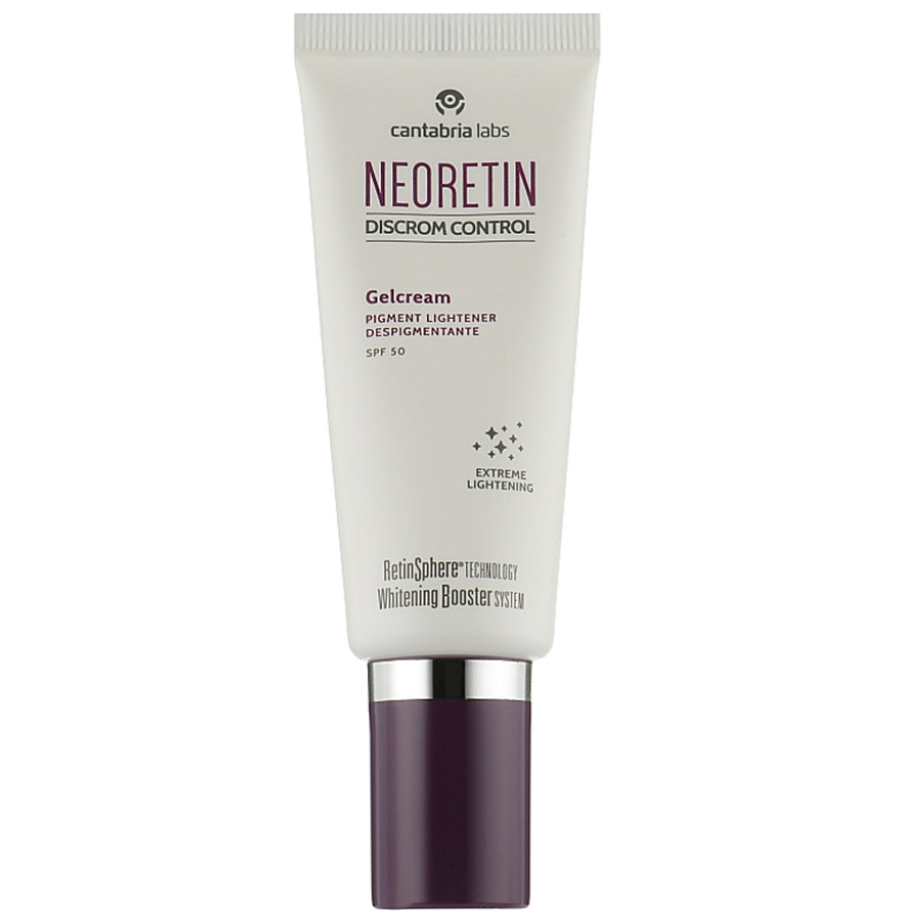 Cantabria Labs Neoretin Discrom Control Gelcream SPF 50 - Осветляющий дневной гель-крем с солнцезащитным фактором