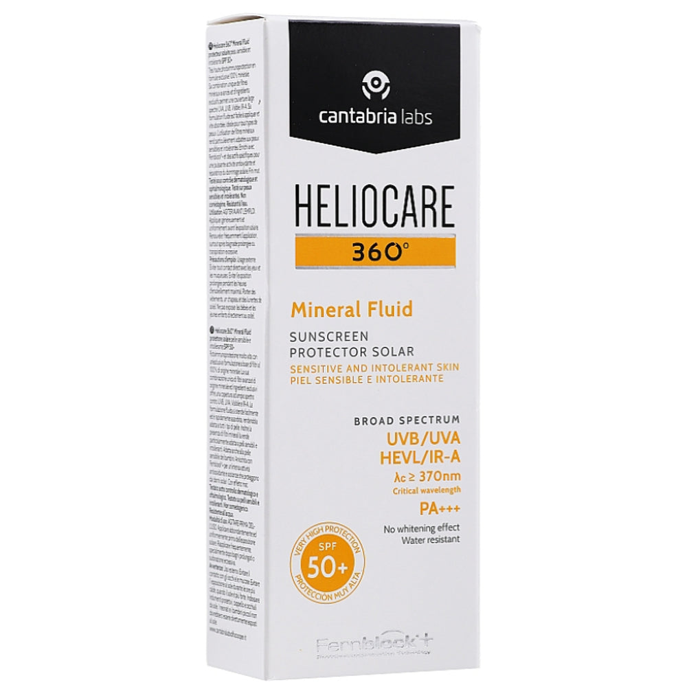 Сонцезахисний мінеральний флюїд Heliocare 360º упаковка