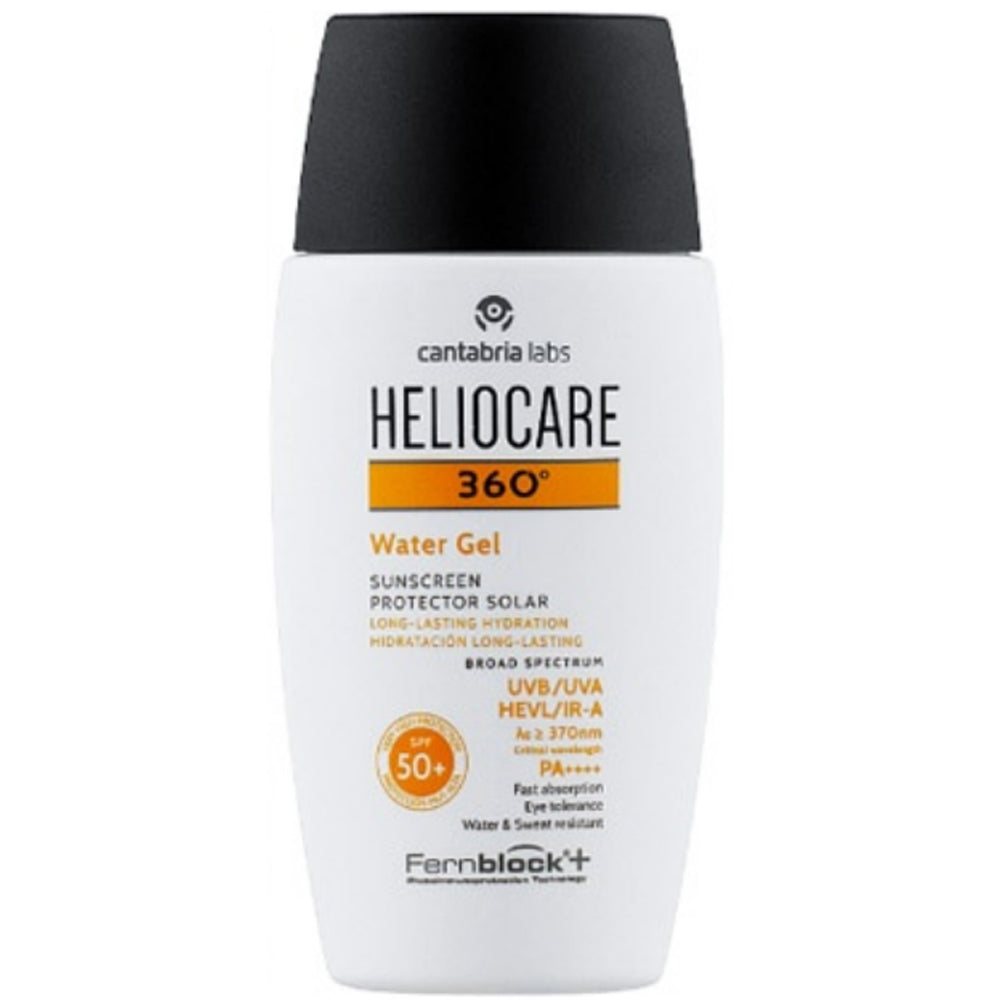 Сонцезахисний зволожуючий гель-флюїд - Cantabria Labs Heliocare 360º Water-Gel Sunscreen SPF 50