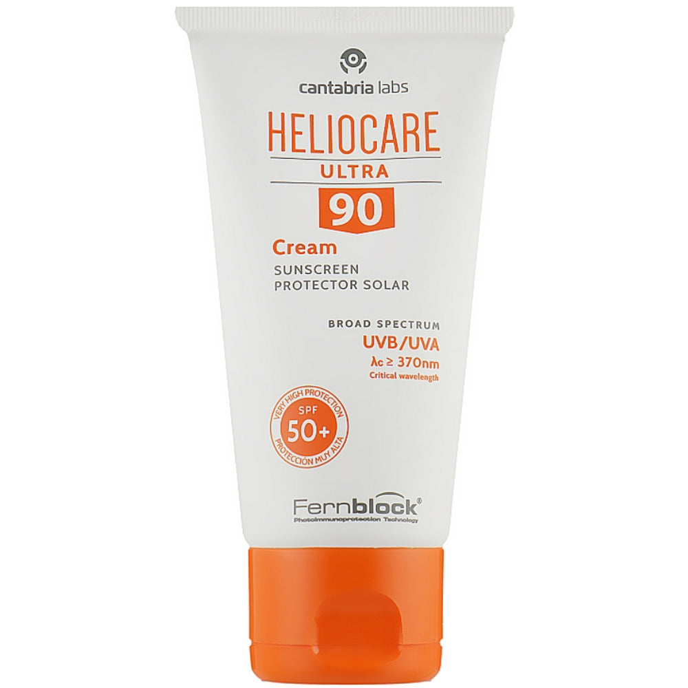 Сонцезахисний ультра-крем для сухої нормальної шкіри - Cantabria Labs Heliocare Ultra Cream SPF 90