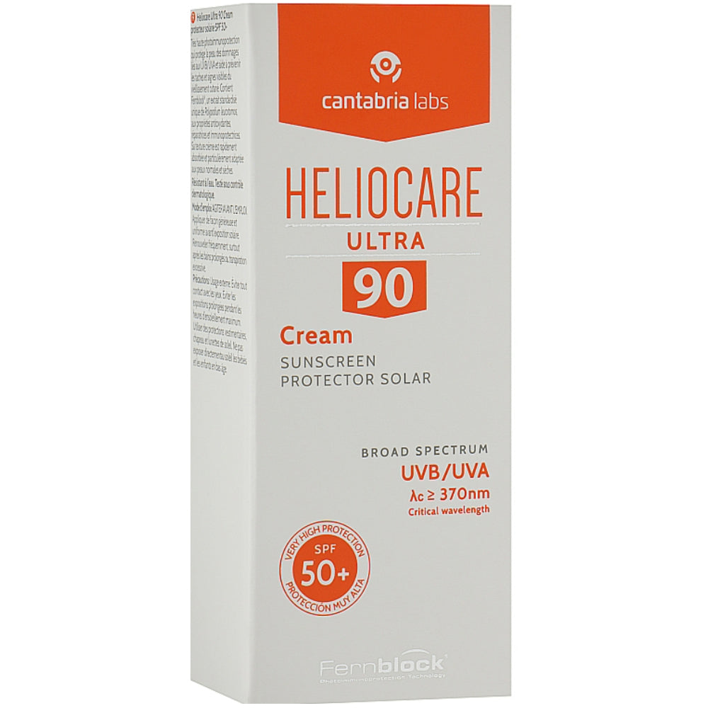 Сонцезахисний ультра-крем для сухої нормальної шкіри - Cantabria Labs Heliocare Ultra Cream SPF 90