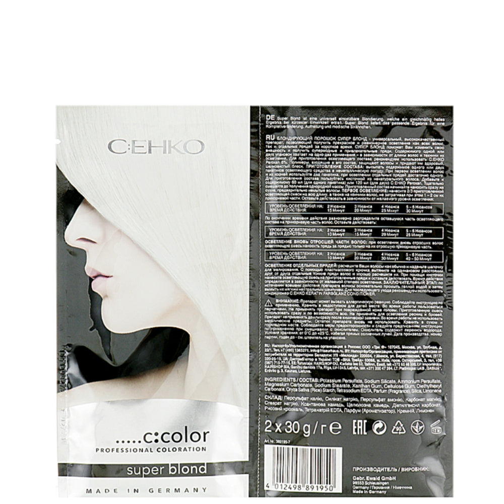 Блондуючий порошок Суперблонд - C:ehko Color Cocktail Super Blond