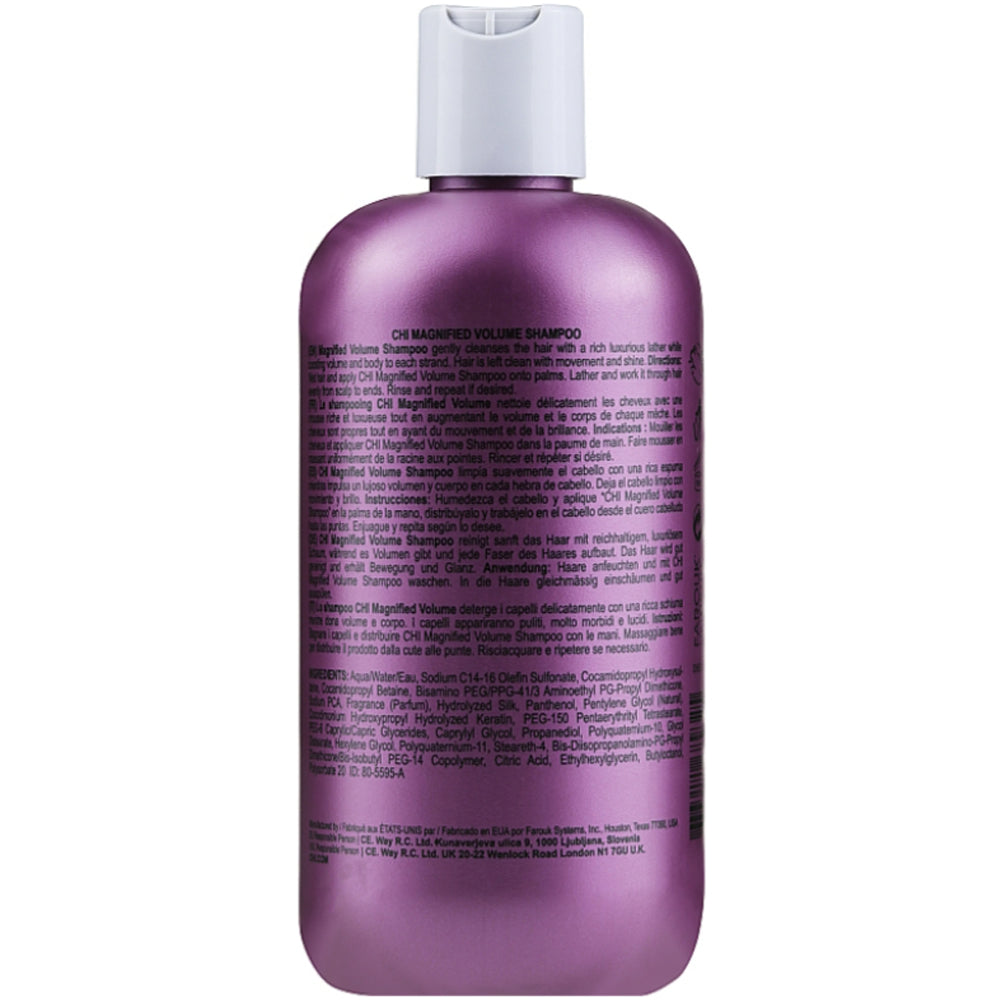 Chi Magnified Volume Shampoo - Шампунь для тонких волос, придающий волосам объем и густоту (безсульфатный)