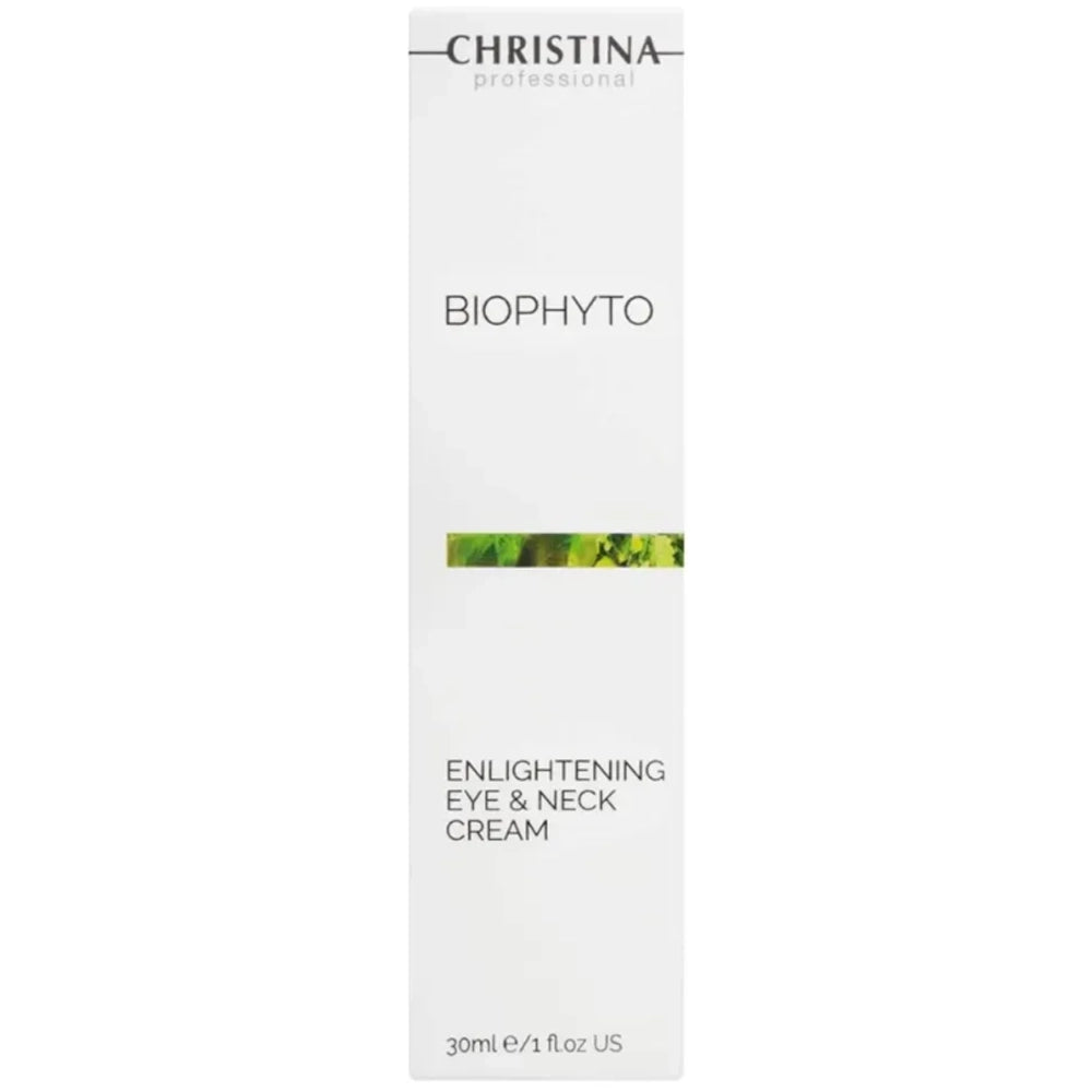 Освітлюючий крем для шкіри навколо очей і шиї - Christina Bio Phyto упаковка