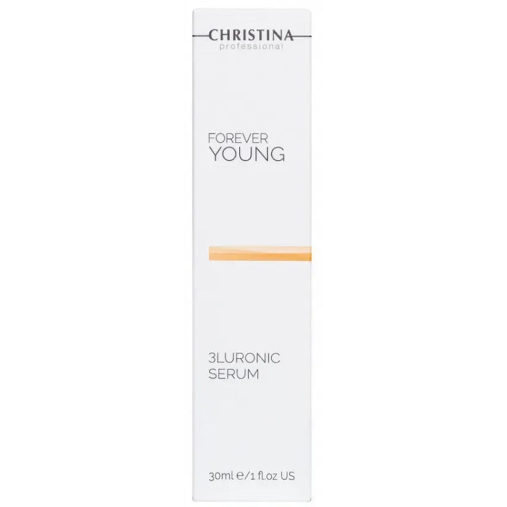 3-гіалуронова сироватка для обличчя - Christina Forever Young упаковка