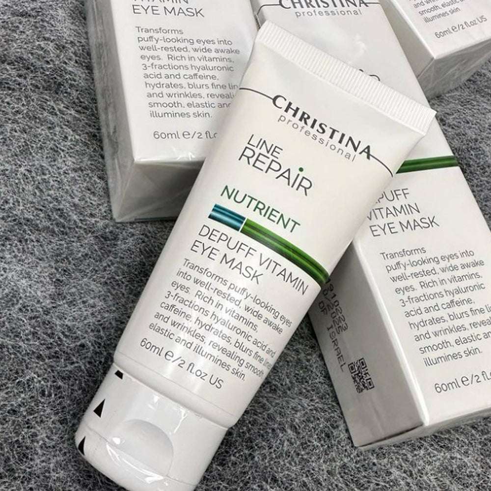 Витаминная омолаживающая маска вокруг глаз - Christina Line Repair Nutrient Depuff Vitamin Eye Mask