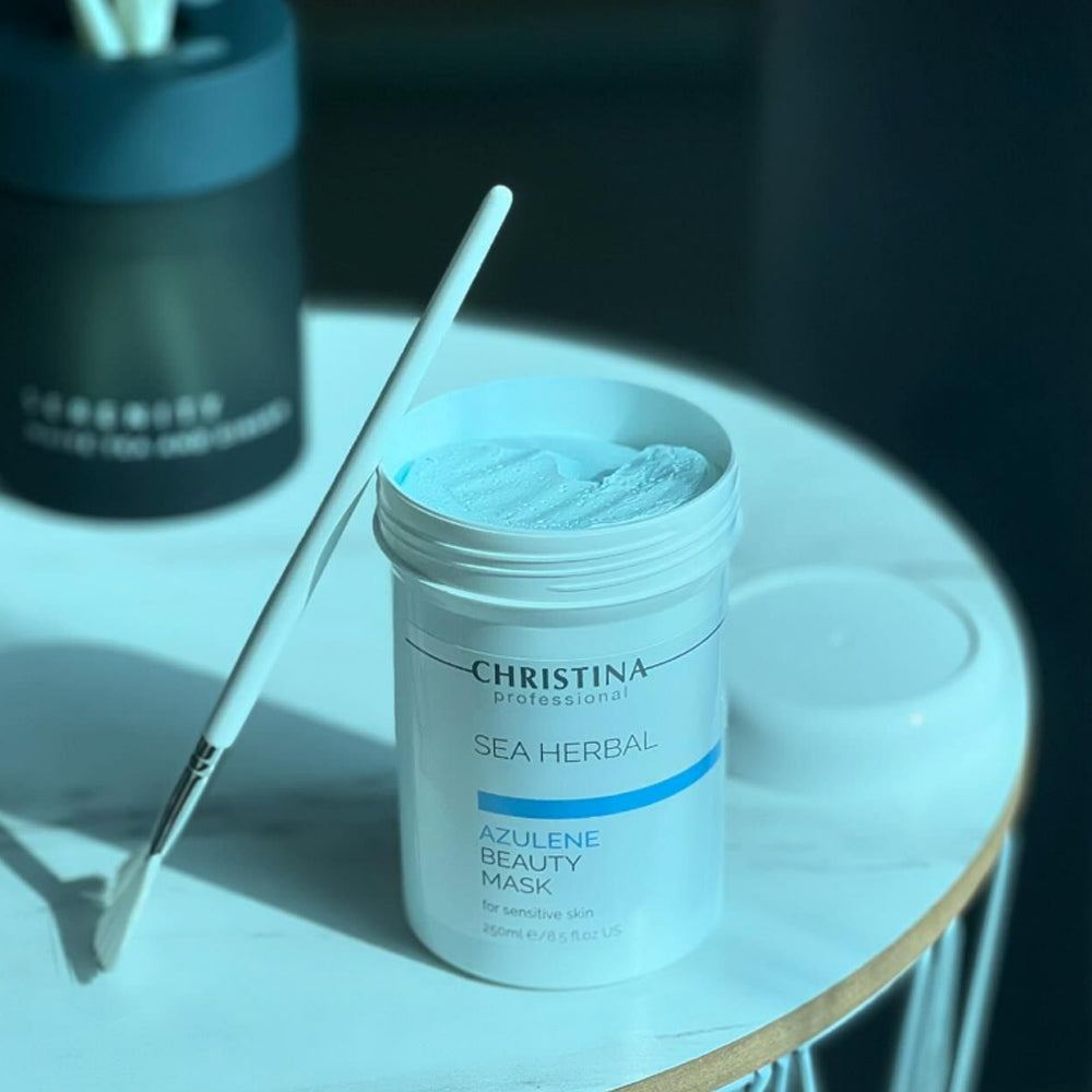 Christina Sea Herbal Beauty Mask Azulene - Азуленова маска краси для чутливої шкіри