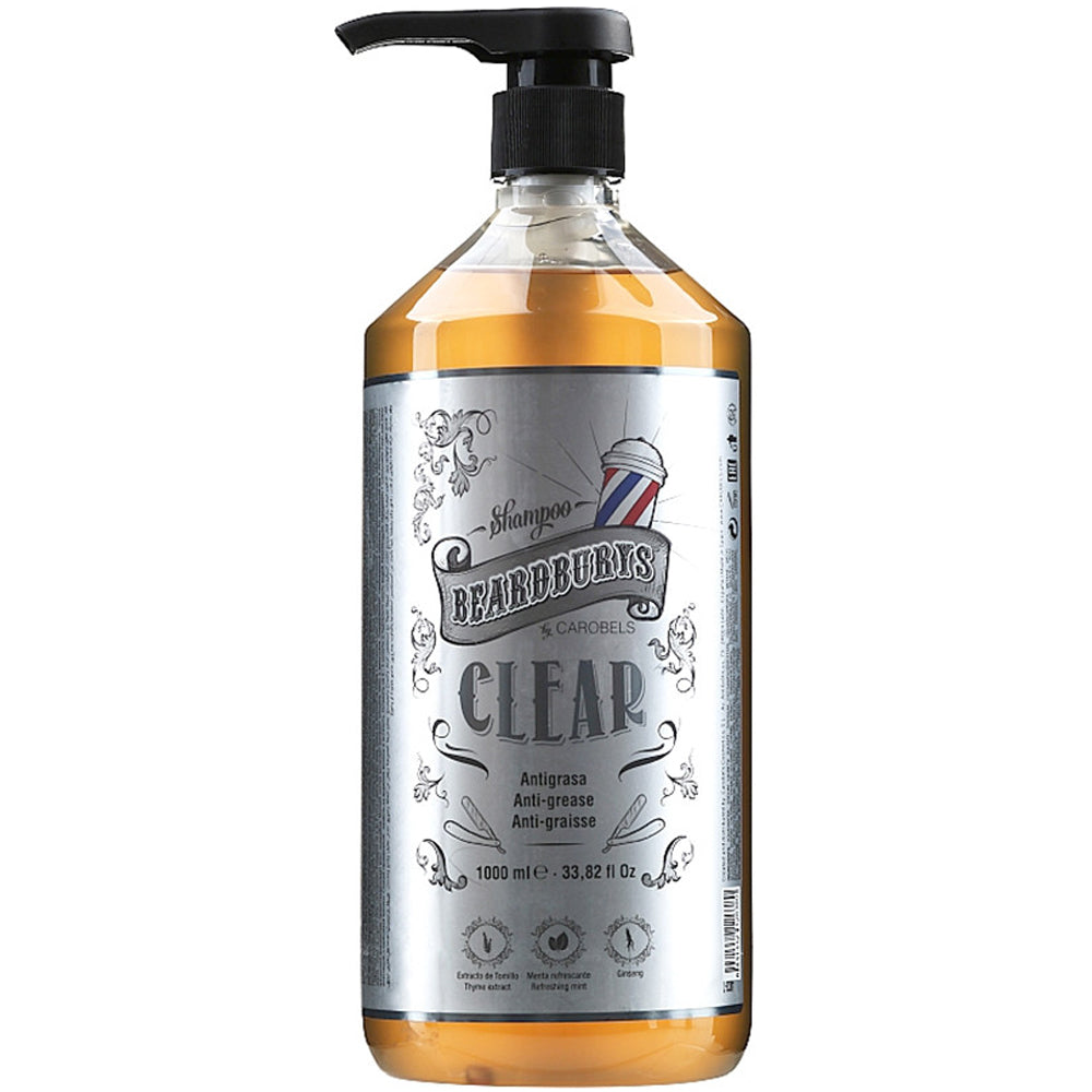 Beardburys Clear Shampoo - Шампунь очищающий для волос, склонных к жирности
