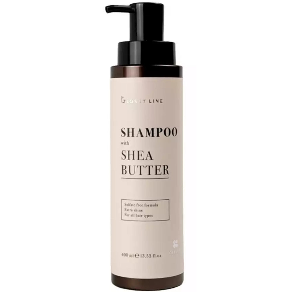 Шампунь з олією Ши - Clever Cosmetics Glossy Line Shampoo 400 мл