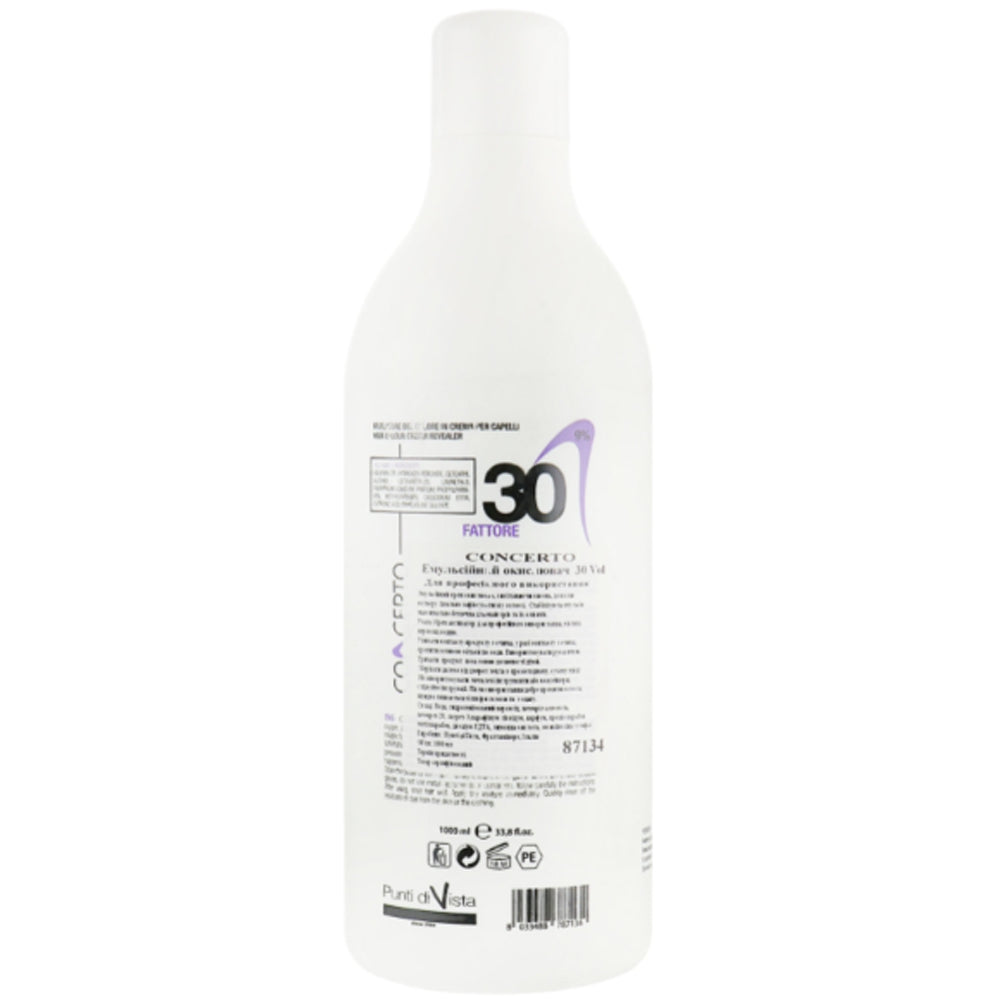 Punti di Vista Concerto Hair Color Cream Revealer 30 Vol - Эмульсионный окислитель 9 %