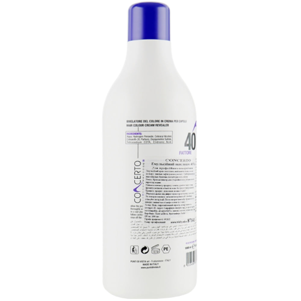 Punti di Vista Concerto Hair Color Cream Revealer 40 Vol - Эмульсионный окислитель 12 %