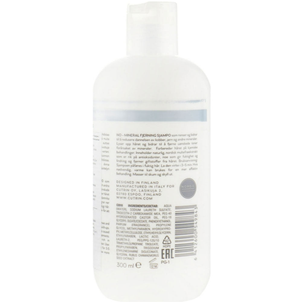 Шампунь для демінералізації волосся - Cutrin Ainoa Mineral Remove Shampoo склад