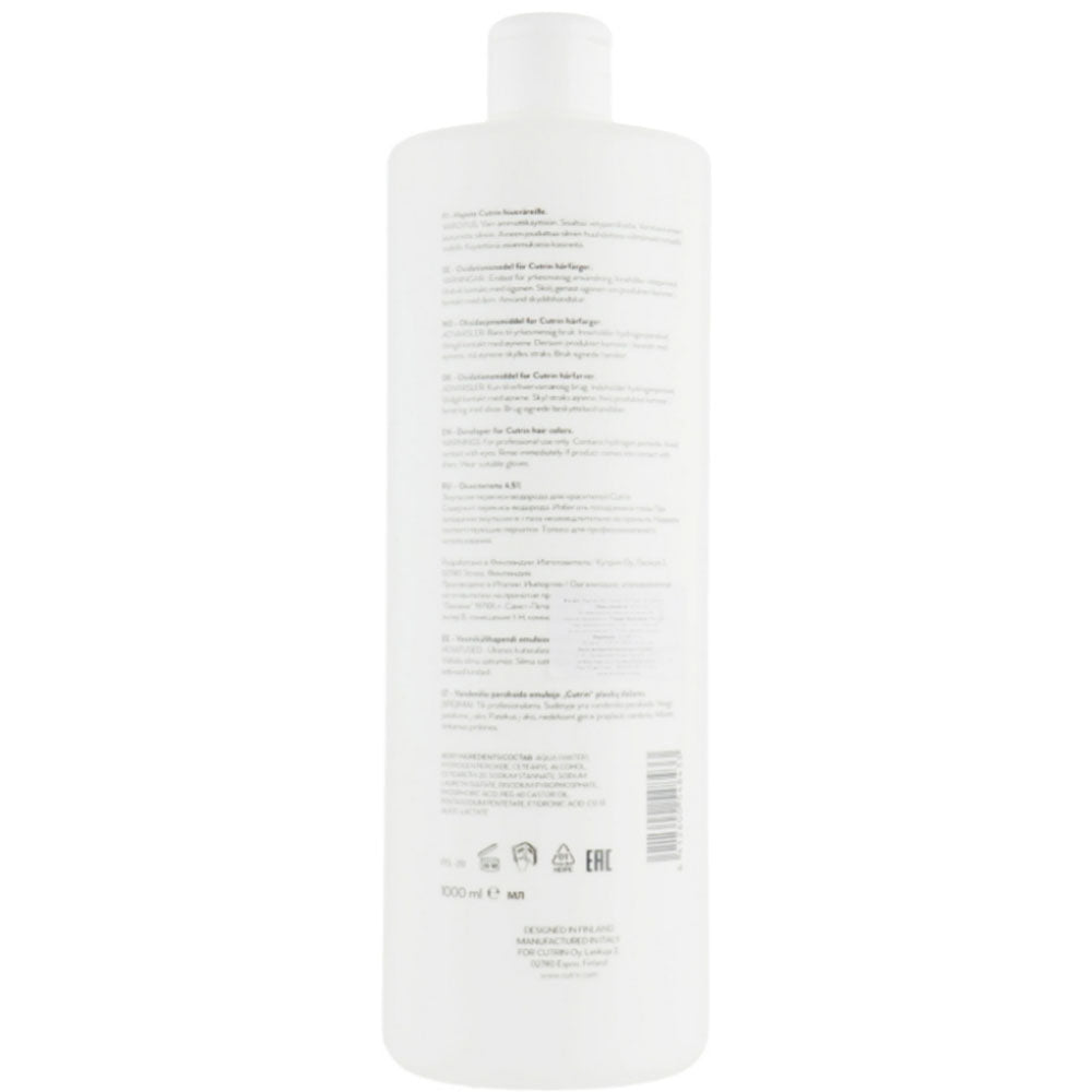 Окисник для волосся 4.5% - Cutrin Aurora Color Developer склад