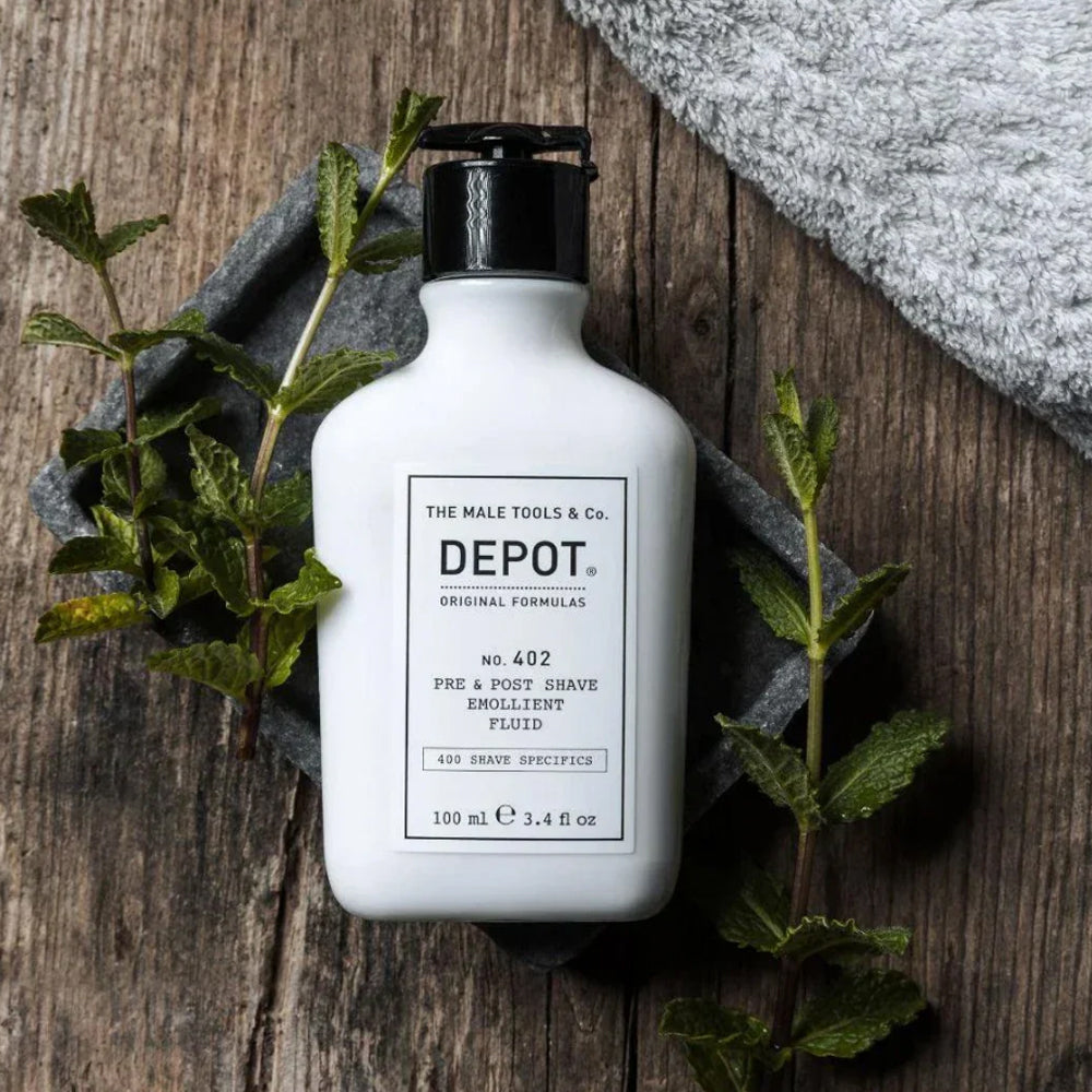 Смягчающий флюид до и после бритья - Depot No. 402 Pre & Post Shave Emollient Fluid