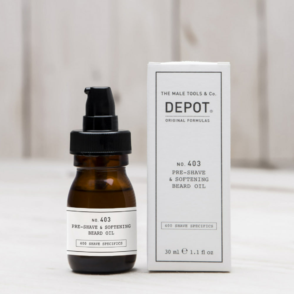 Масло перед бритьем и смягчитель для бороды - Depot No. 403 Pre-Shave & Softening Beard Oil