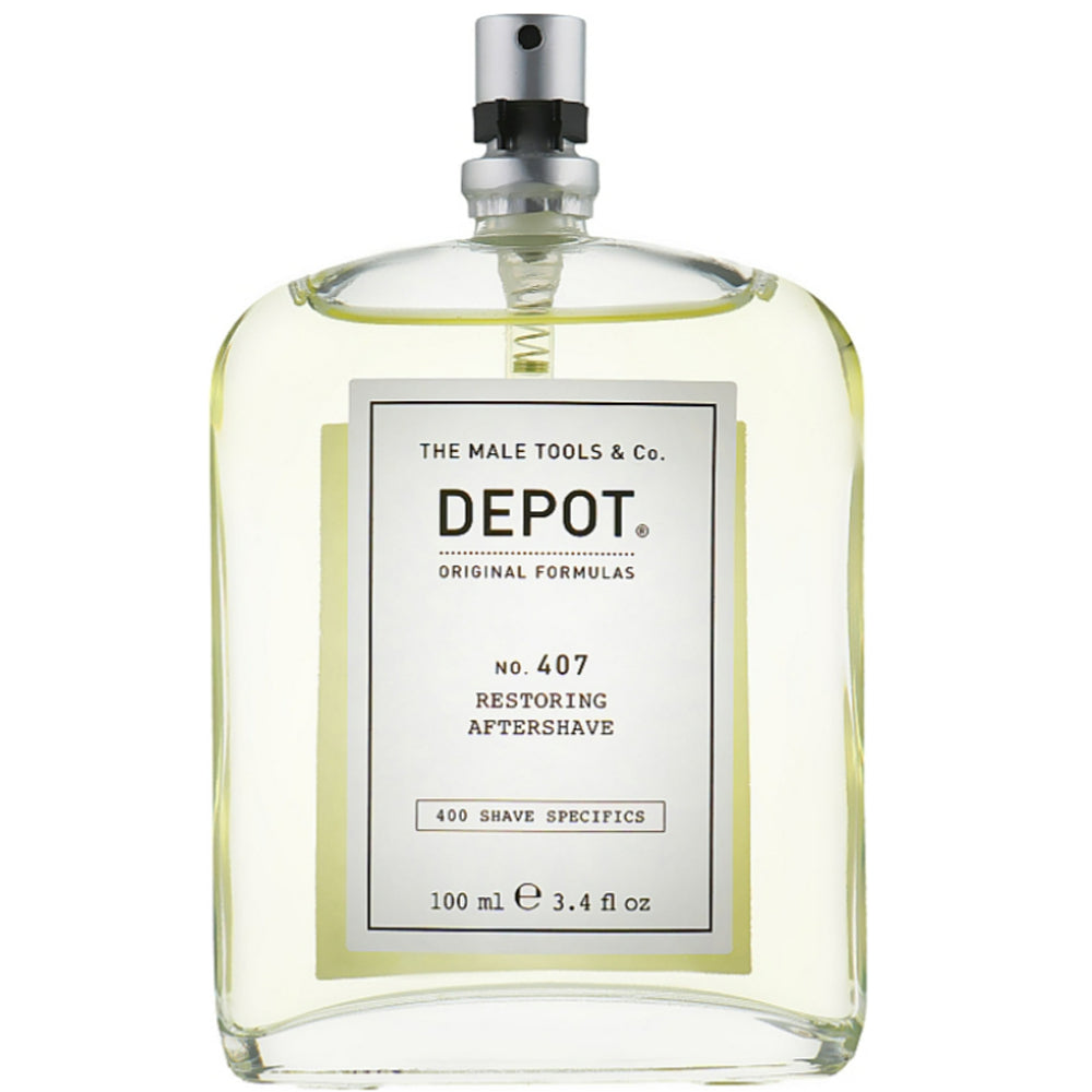 Восстанавливающий и освежающий лосьон после бритья – Depot No. 407 Restoring Aftershave